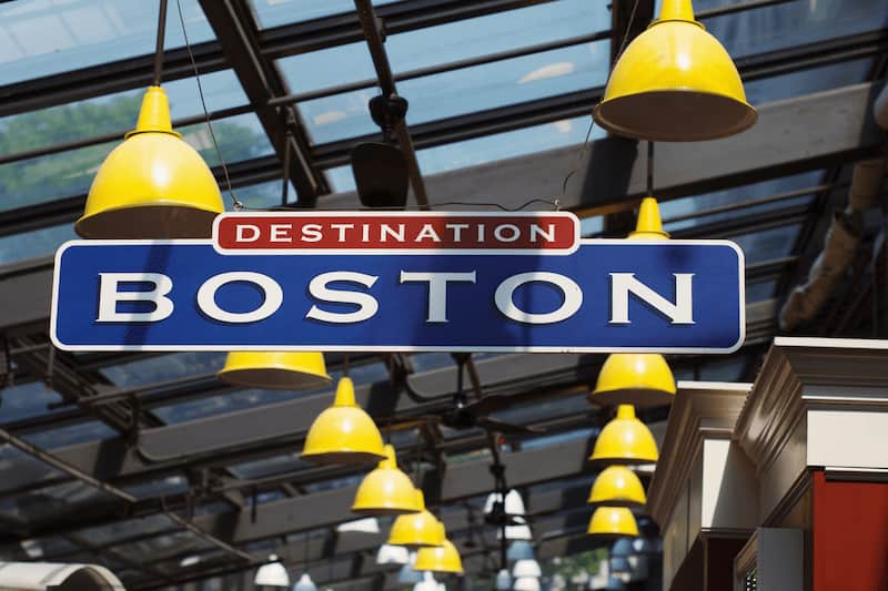 Boston skyline featuring historic architecture and waterfront